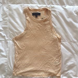 Aeropostale size medium gold striped top. New